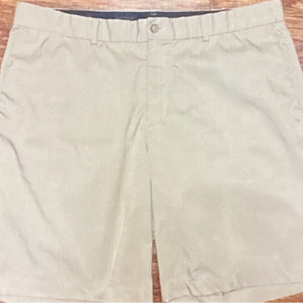 Nike Men's Beige Flat Front Shorts